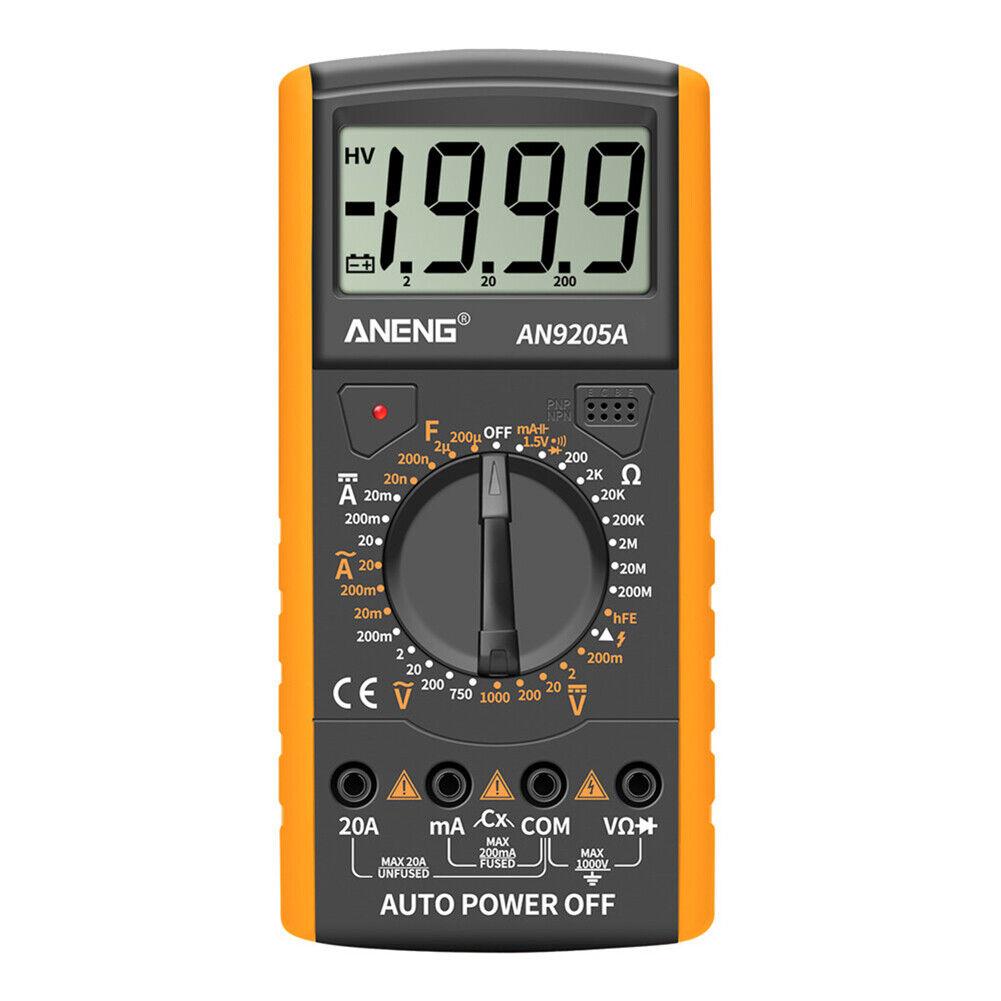 Dirt Racing Digital Multimeter 3 1/2 Lcd Display, Voltmeter Ammeter Resistance Tester