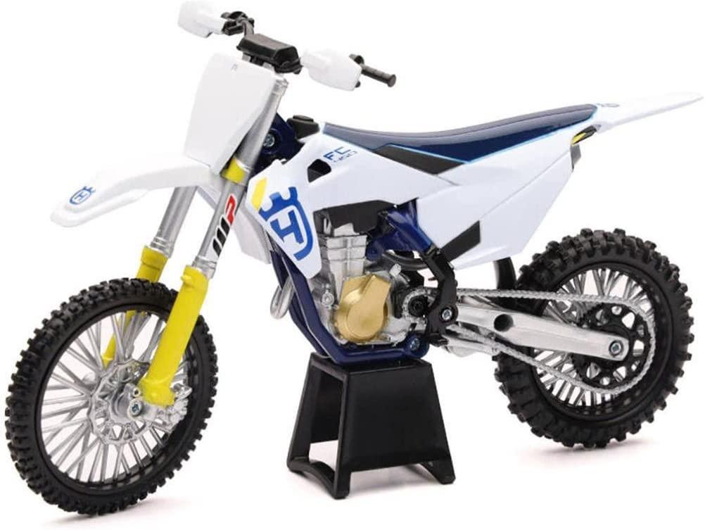 NewRay Model Die Cast Husqvarna FC 450, White / Blue, Scale 1:12, Newray 58153