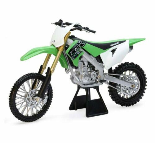 NewRay Model Die Cast Kawasaki KX 450 F, 2019 Green and Black, Scale 1:6, Newray 49653