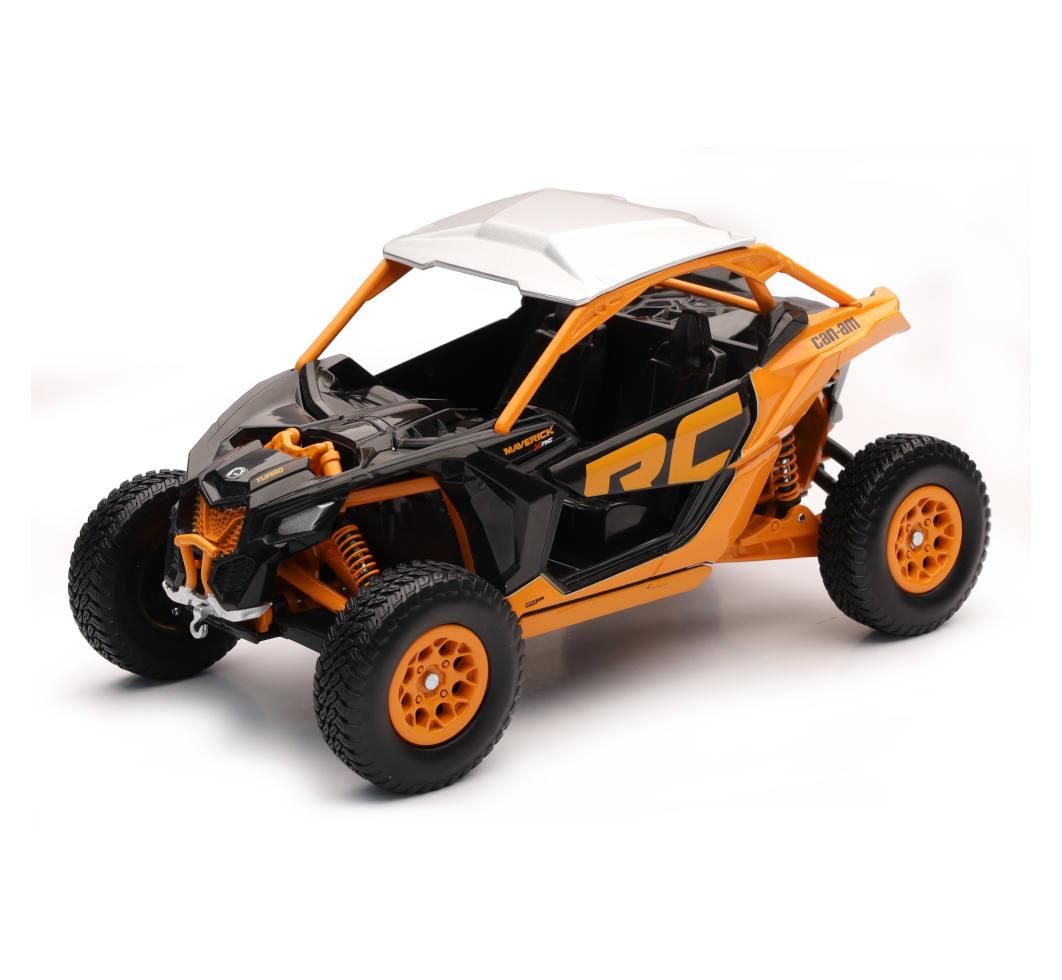 NewRay Model Die Cast Can-am Maverick Turbo, Orange and Black, Scale 1:18, Newray 58283