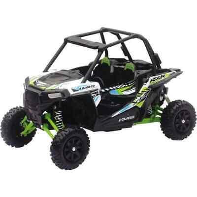 NewRay Model Die Cast Polaris RZR Xp1000, Black, White & Green, Scale 1:18, Newray 57593c