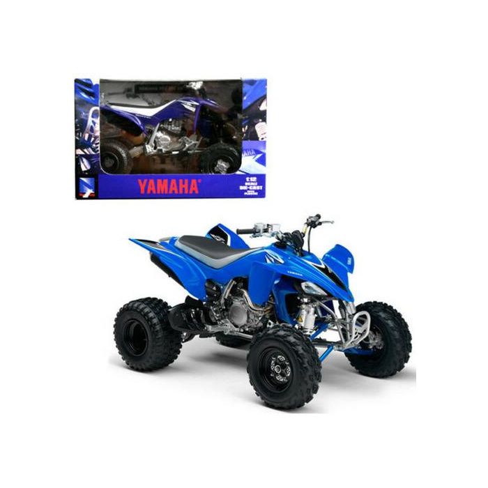 NewRay MODEL DIE CAST YAMAHA YFZ 450, 2005, BLUE, SCALE 1:12, NEWRAY 42833A