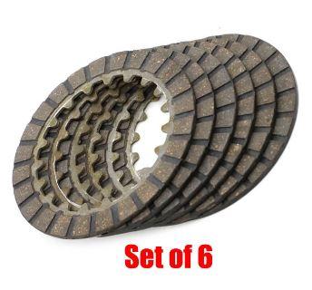 Dirt Racing Set of 6 Clutch Friction Plates Yamaha PW80 3e5-16521-00-00 22f-16521-00-00