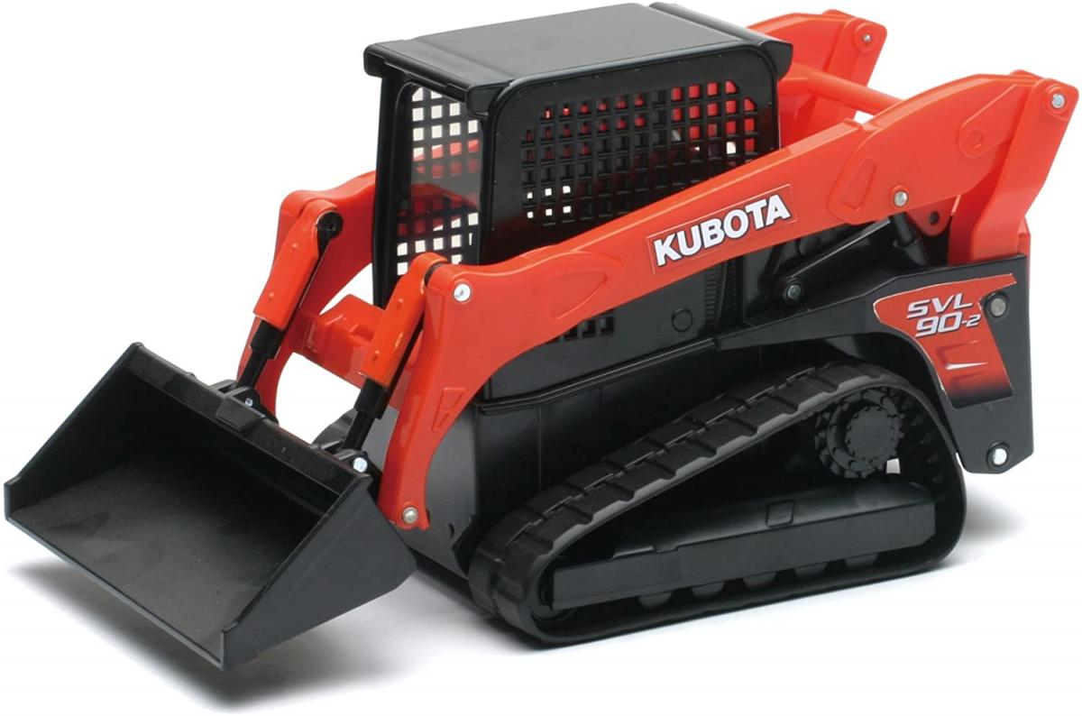 NewRay Model Kubota Compact Track Loader, SVL90, Orange and Black, Scale 1:18, Newray Ss-33173