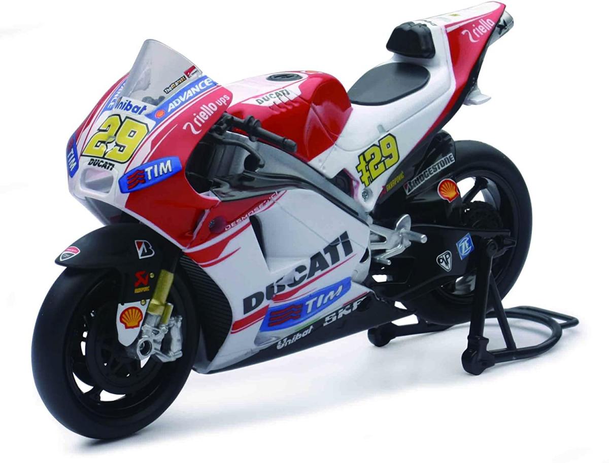 NewRay Model Die Cast Ducati Demosedici, Andrea Dovizioso #04, Scale 1:12, Newray 57723