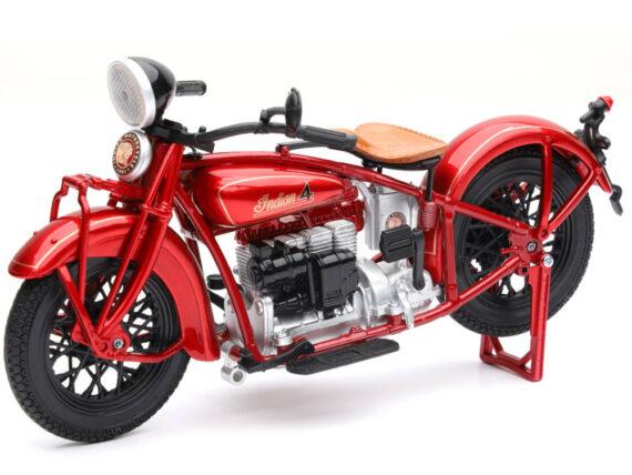 NewRay Model Die Cast 1930 Indian, Red & Black, Scale 1:12, Newray 58223