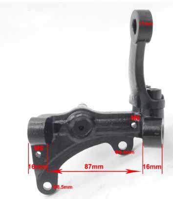 Dirt Racing Left & Right Knuckle Spindles 2000-2013 Yamaha Raptor Banshee Warrior Yfz Yfm 250 350