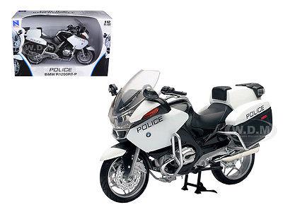 NewRay Model Die Cast Bmw R1200 Rt-p, U.s. Police Bike, Scale 1:12, Newray 43153