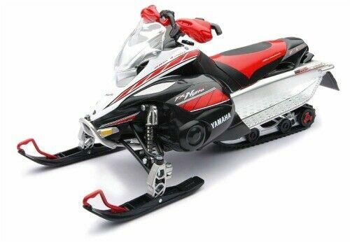 NewRay Model Die Cast Yamaha FX, Snowmobile, Red & Black, Scale 1:12, Newray 42893a