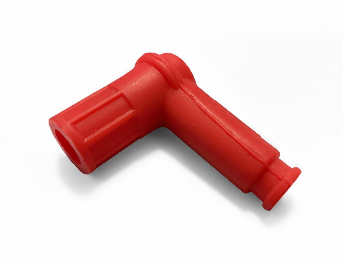 FIR Red 90* Universal Spark Plug Cap Rubber