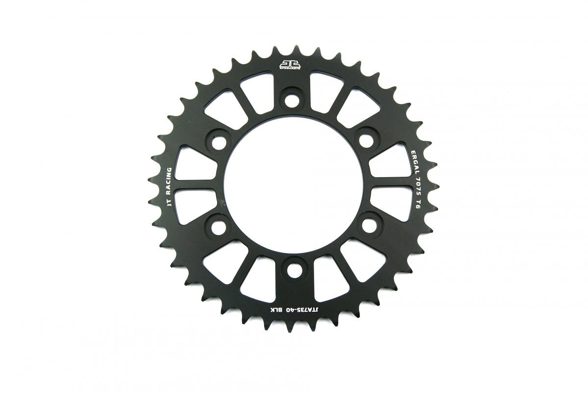 JT Rear Sprocket Alloy Black 735, JTA735.40blk