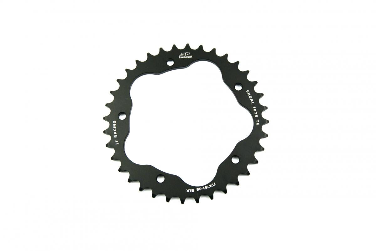 JT Rear Sprocket Alloy JTA751.36, Black