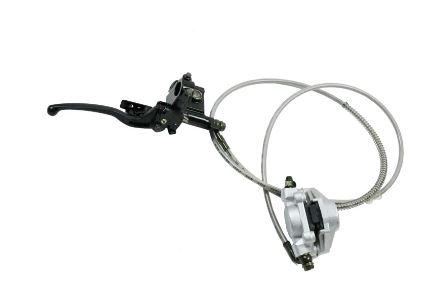 Dirt Racing Front Disc Brake Kit Lh ATV Master Cylinder Caliper Hose