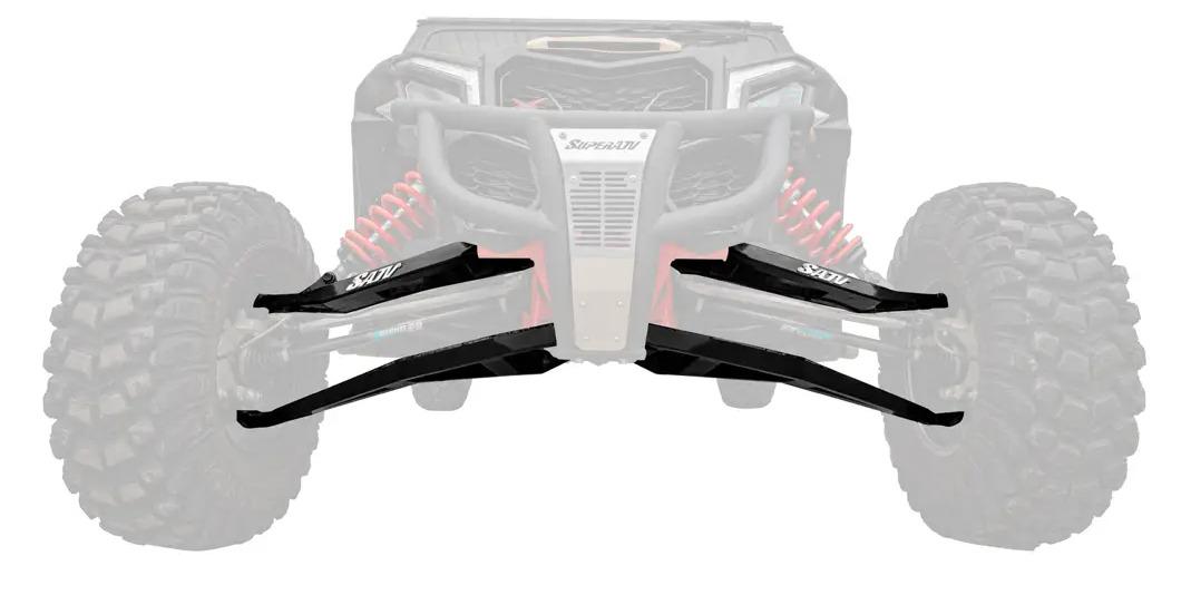 SuperATV Can-am X3rs Uhd Hc Front A-arms Boxed, Super ATV, Aa-ca-x3xrs-1.5-02, No Bushing or Ball Joint Included