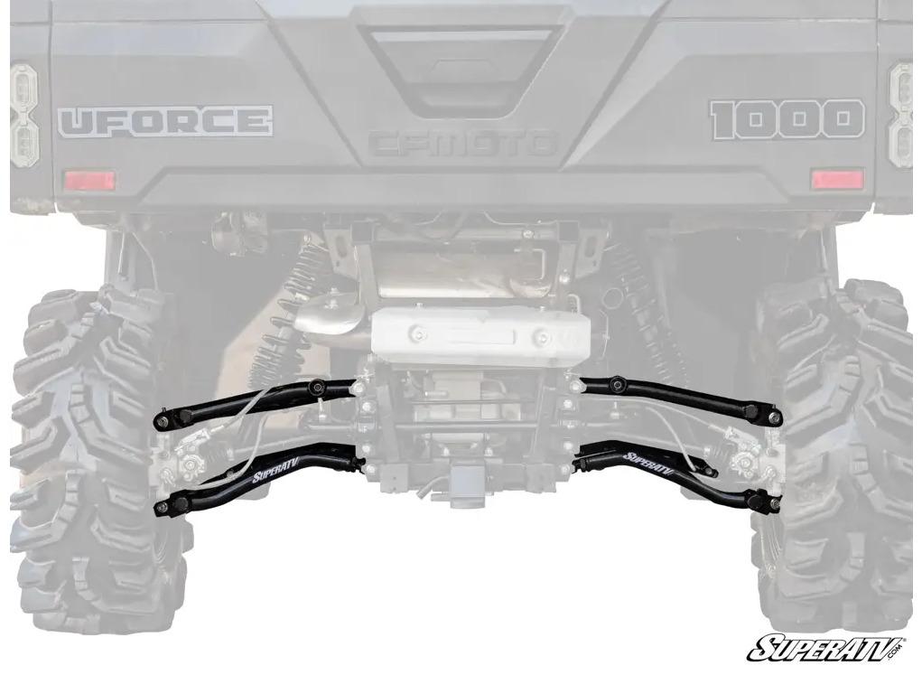 SuperATV Cf Moto U Force 1000 Rear A-arms, Super ATV, Aa-cf-uf1000-1.5-r-hc-02, Lower Ball Joint Included, No Bushings