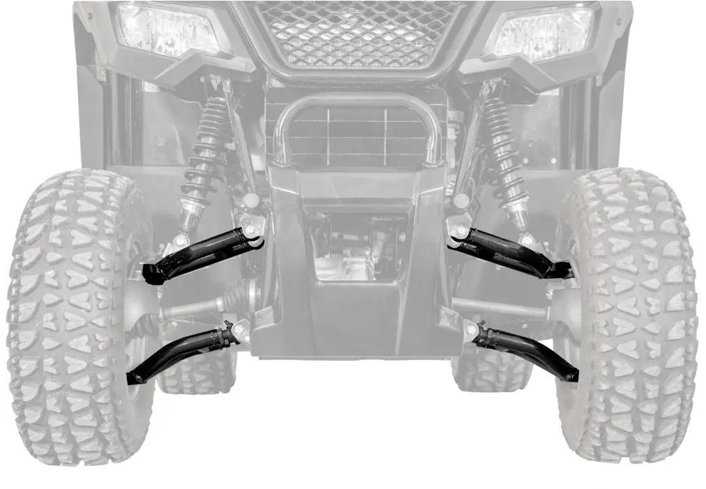 SuperATV Honda Pioneer Sxs 520 Hc Front A-arms, Super ATV, Aa-h-PIO520-02, Bushings Included, No Ball Joint Included