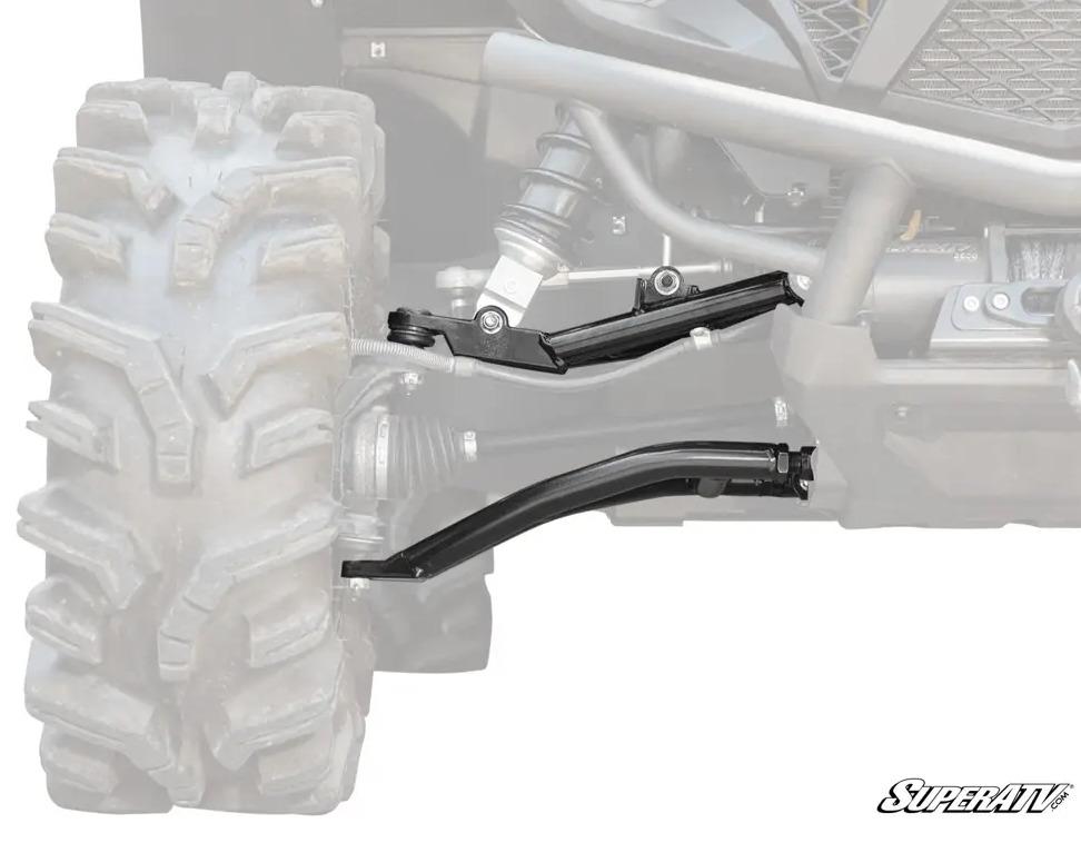 SuperATV Yamaha Wolverine X4 Hc Front A-arms, Super ATV, Aa-y-wv-x4-1.5-hc-02, Bushings Included, No Ball Joint Included