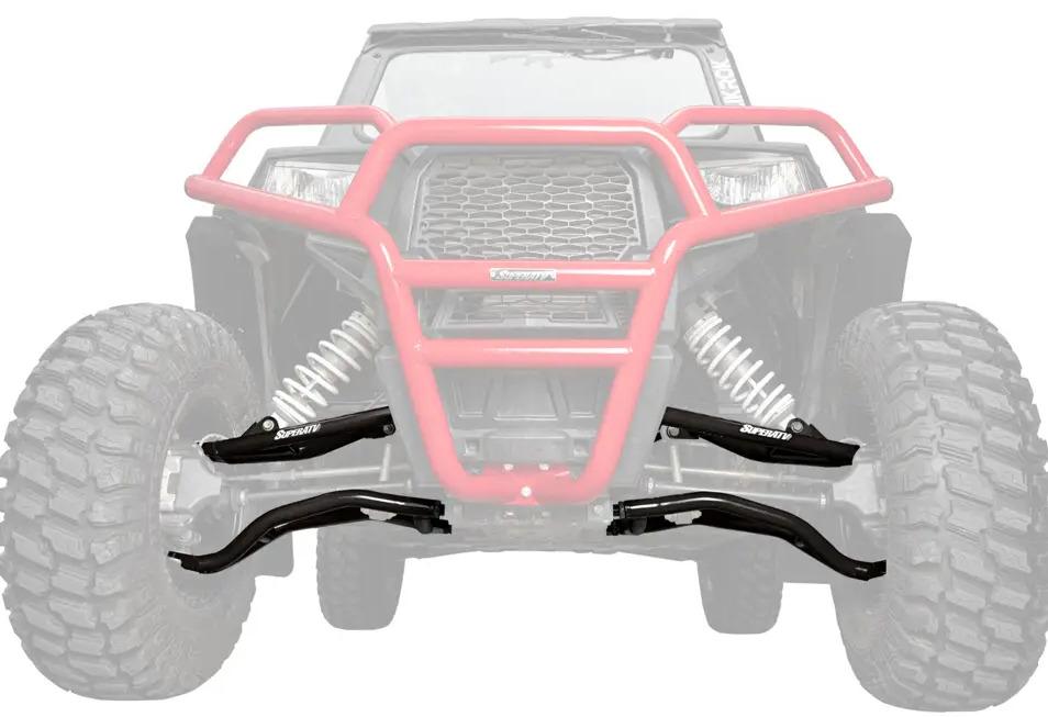 SuperATV Polaris RZR 900/1000 S Hc Front Lower A-arms, Super ATV, Aa-p-RZR900S-hc-sbj-02, No Bushing or Ball Joint Included
