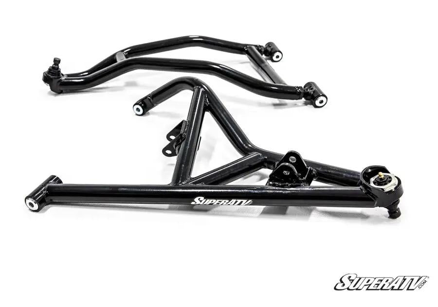 SuperATV Polaris RZR XP Turbo Front A-arms Chromoly, Super ATV, Aa-p-rzrxpt-chc1.5-tbj-02, Bushings and Ball Joint Included