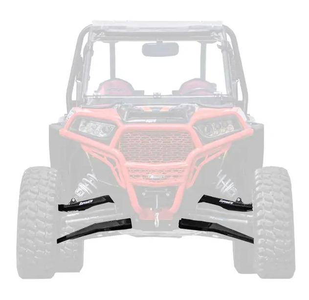 SuperATV Polaris RZR XP Turbo Hc Front A-arms Boxed, Super ATV, Aa-p-rzrxpt-wc-sbj-02, Bushings Included, No Ball Joints Included