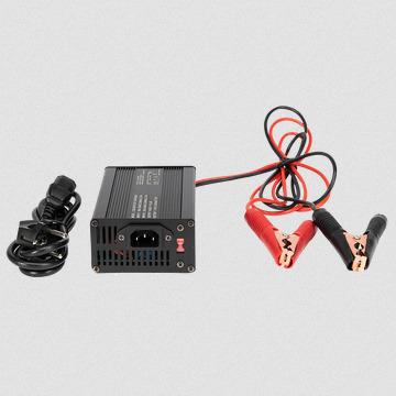 Landport Batteries Battery Charger 20amp Lithium, 40ah - 100ah 12v Lithium Lifepo4, European Ice Plug Included