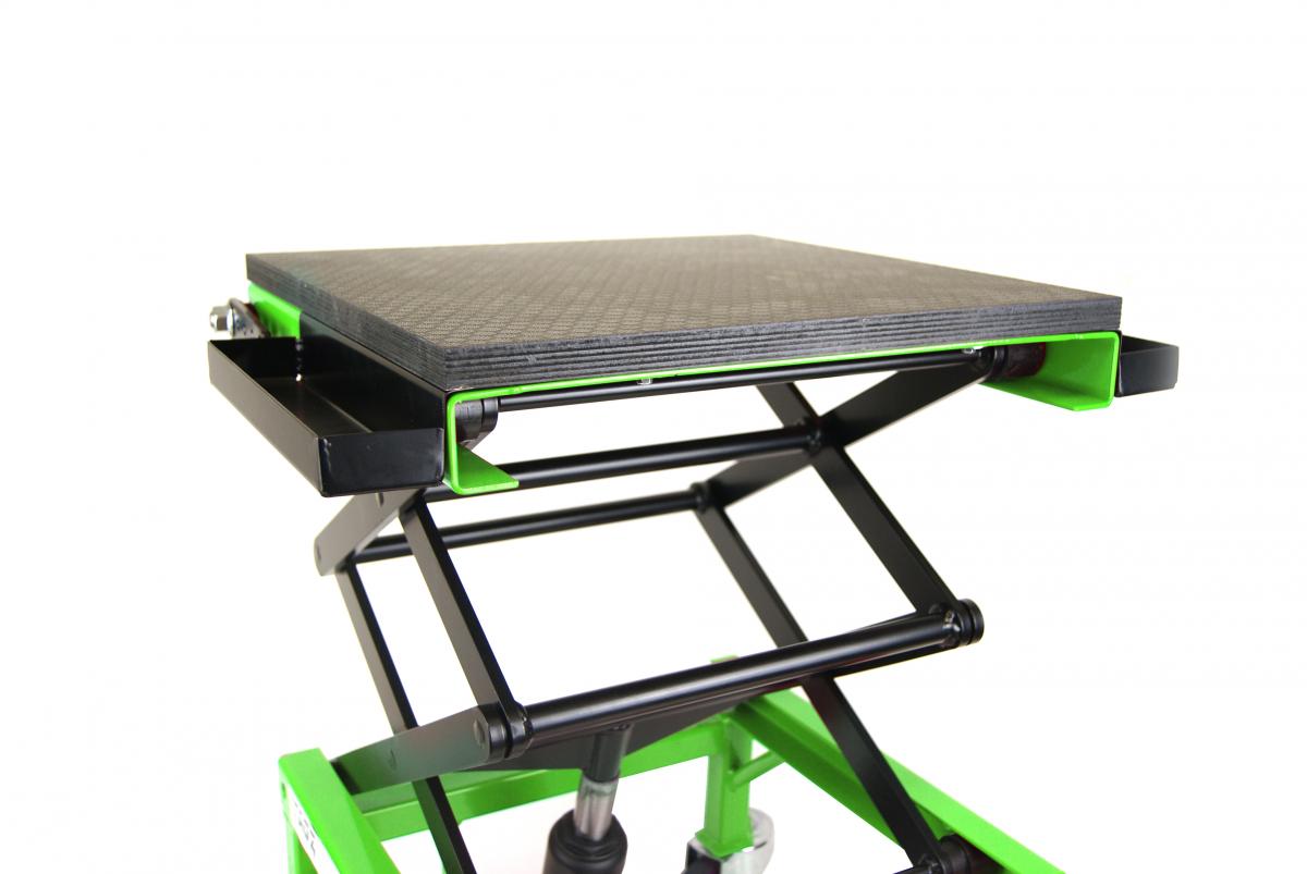 Tag-z Tagz Wheel About Lift 150kg Freight Green/black Hydraulic Scissor Stand Max Lift Weight 150kg