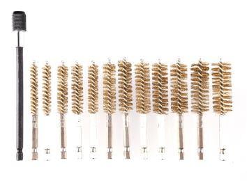 Dirt Racing 12pcs Brass Polishing Wire Brush Kit Paint Rust Remover Grinding Tool