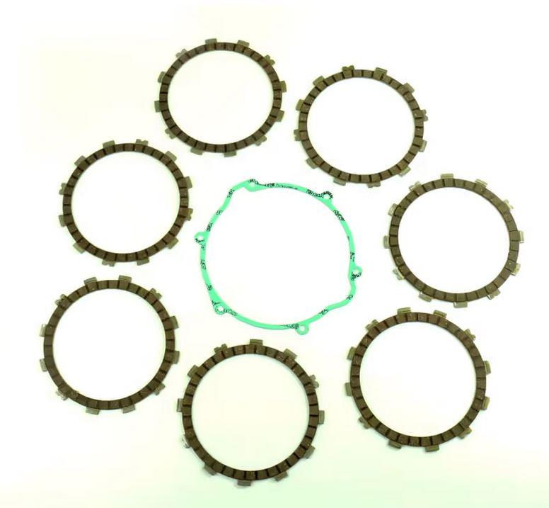 Athena Clutch Friction Plate Set Hsq TE400 01-04, Athena P40230007, with Gasket