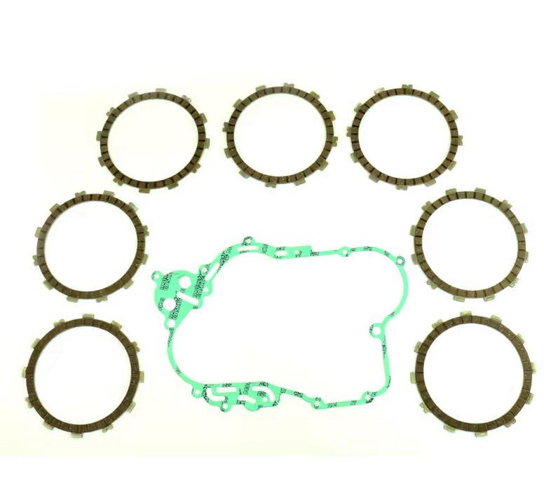 Athena Clutch Friction Plate Set Hsq TC610 03-09, Athena P40230008, with Gasket