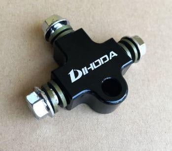 Dirt Racing Three-way Pipe T Connector Coupling Hydraulic Brake Oil Hose Fitting