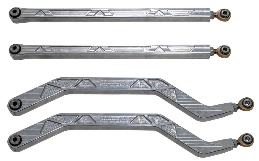 SuperATV Polaris XP Turbo Hc Billet Radius Arm Set, Super ATV, Ra-p-rzrt-b-hc, Kit Contains 4 Arms
