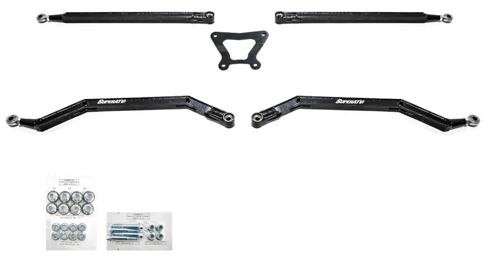 SuperATV Polaris XP Turbo S Hc Boxed Radius Arm Set, Super ATV, Ra-p-rzrxpts-hc-bx-02, Kit Contains 4 Arms