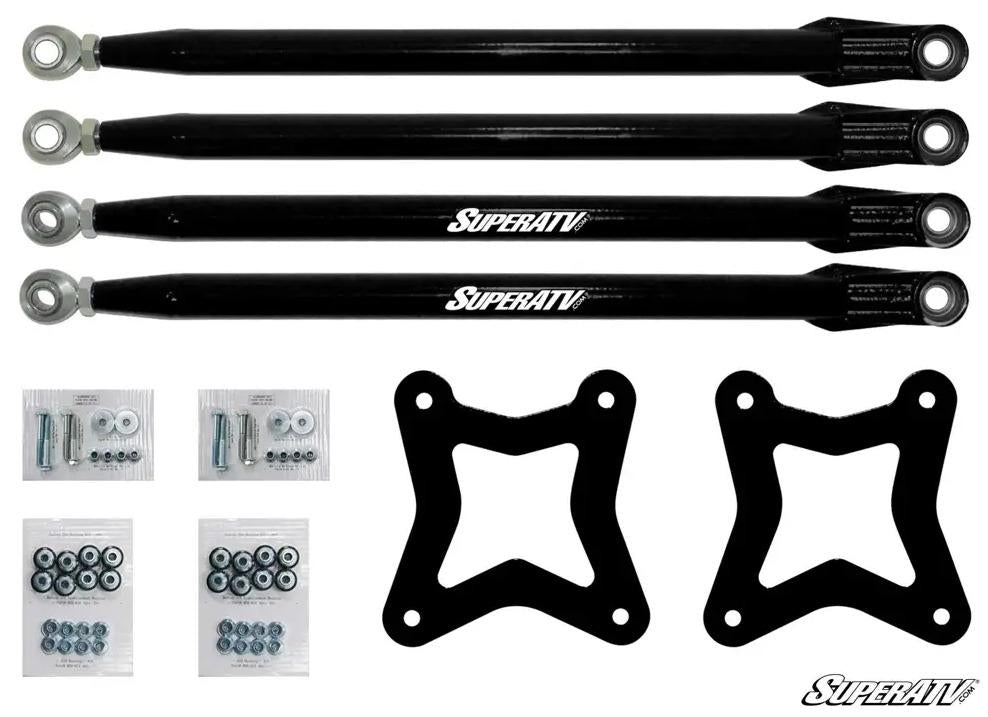 SuperATV Polaris XP 1000 Tubed Radius Arm Set, Super ATV, RA01-002-0-02, Kit Contains 4 Arms