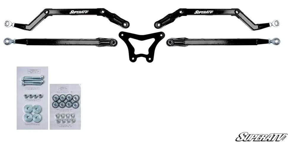 SuperATV Polaris XP 900 Hc Boxed Radius Arm Set, Super ATV, RA01-011-3-02, Kit Contains 4 Arms