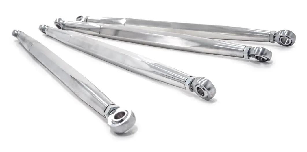 SuperATV Polaris XP Turbo Billet Radius Arm Set, Super ATV, Rsl-p-rzr1k-008, Kit Contains 4 Arms