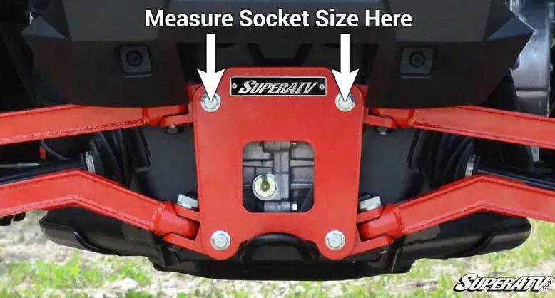 SuperATV Polaris Radius Arm Rebuild Kit Super ATV, Super ATV, RA01-002-m12k-02, M12, for Super ATV Raduis Arms Only