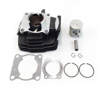 Dirt Racing Cylinder & Piston Kit with Gaskets 56.00mm Std 74-81 Yamaha DT125 4-stud Head