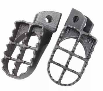 Dirt Racing Foot Pegs Steel Black 87-96 Yamaha YZ YZ125 YZ250