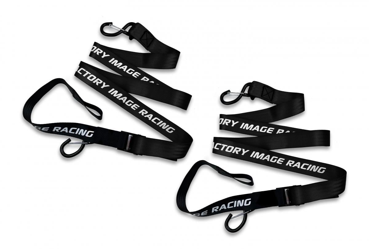FIR Tie Downs 38mm 1.5 Black & Black, 500kg