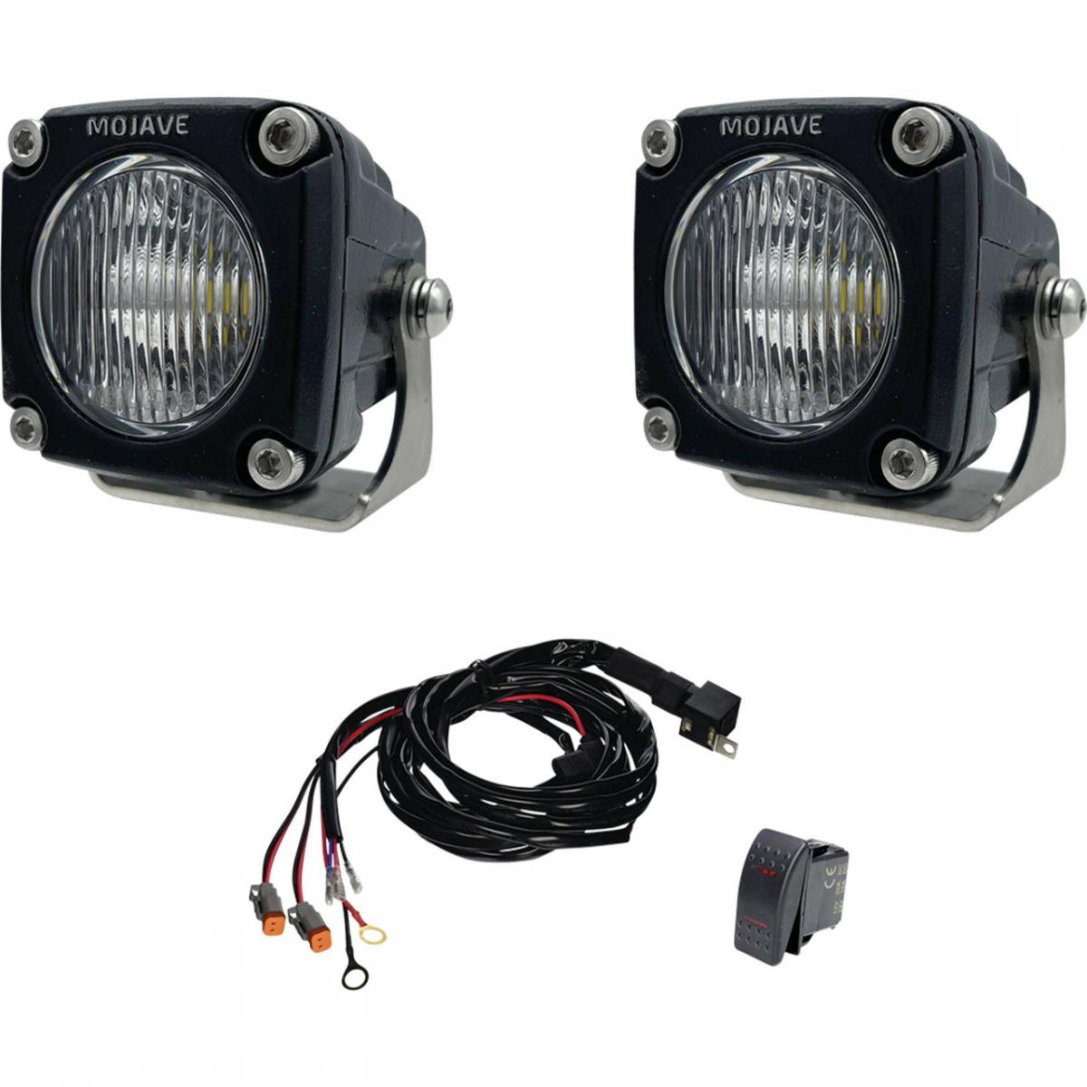 Tiger Lights Tiger Lights - Dual Led Spot Light Kit 2 12/24v Mojave Tlm2-kit