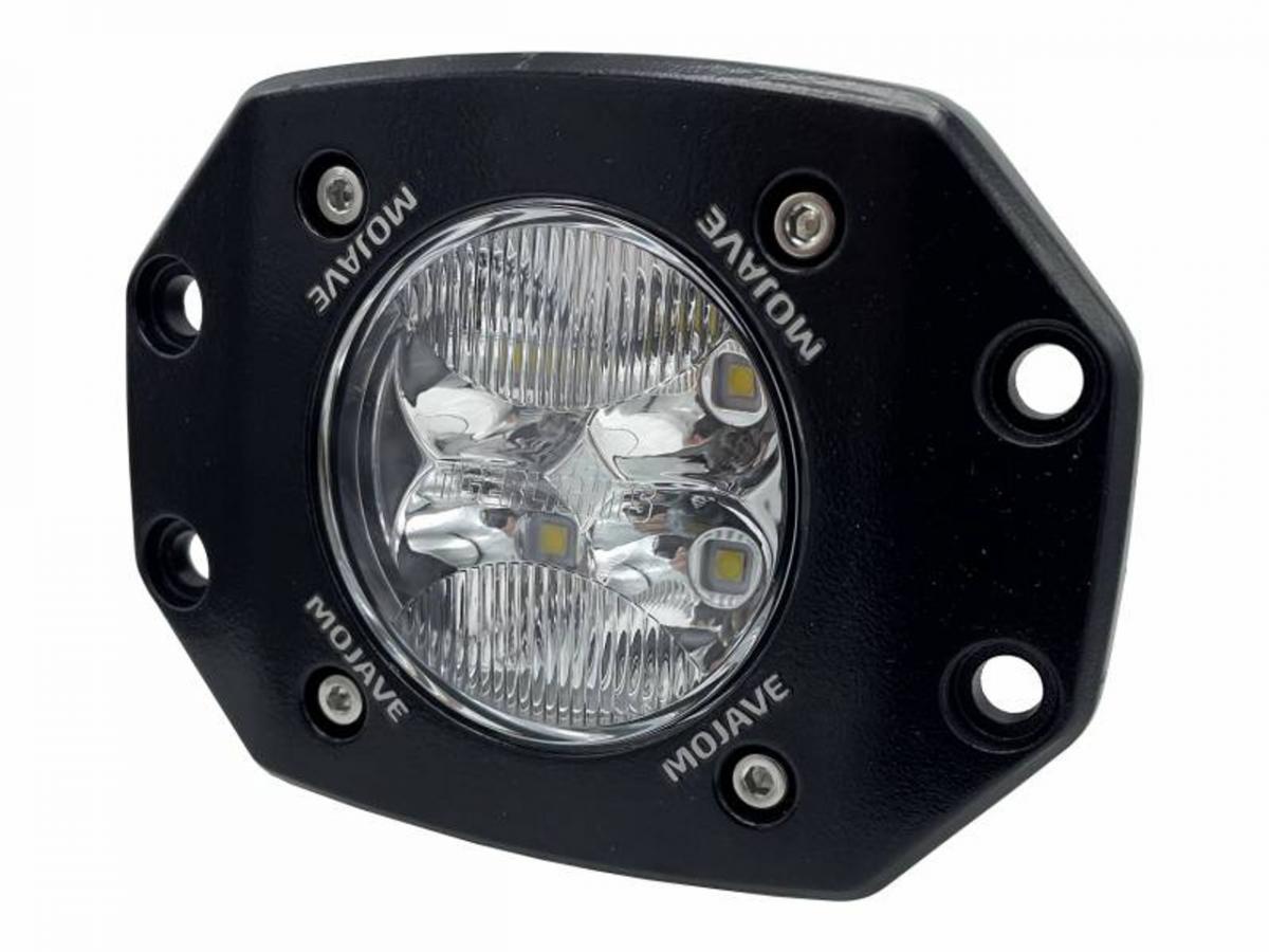 Tiger Lights Tiger Lights - Single Flush Mount Led Spot Light 3 12/24v Mojave Tlm3-fm