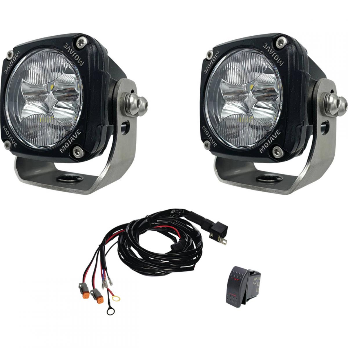 Tiger Lights Tiger Lights - Dual Led Spot Light Kit 3 12/24v Mojave Tlm3-kit
