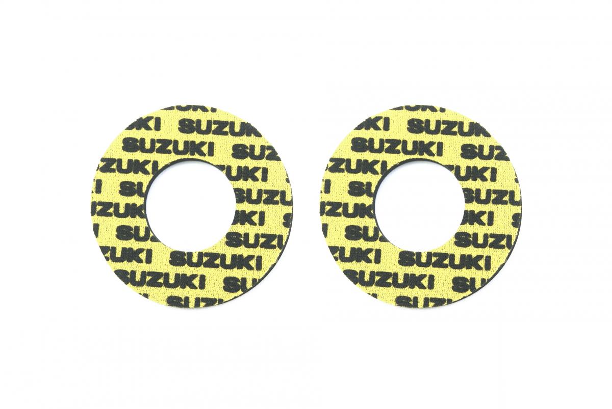 FIR Grip Donuts Yellow Suzuki, Pair