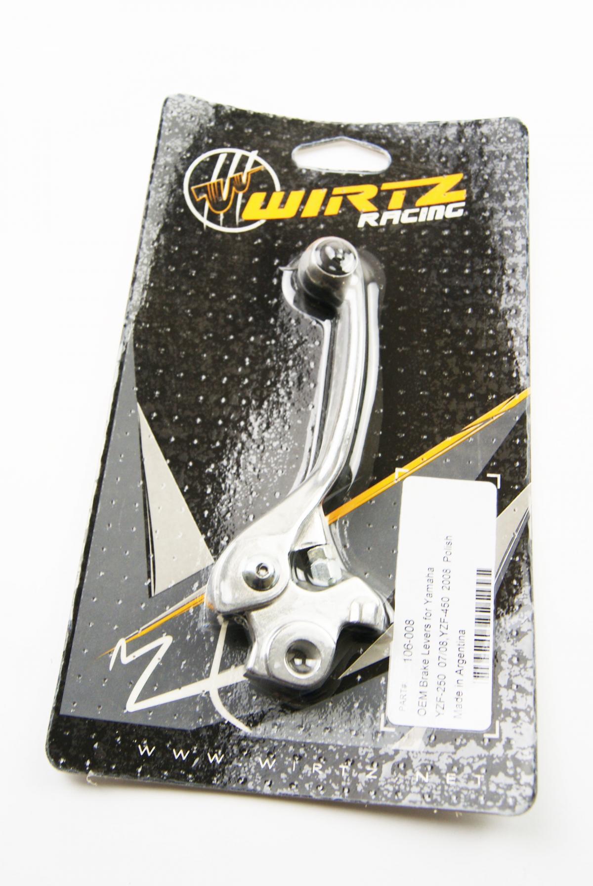 Wirtz Lever Blade Brake Wirtz, 106-008 Yamaha YZF250 07-15