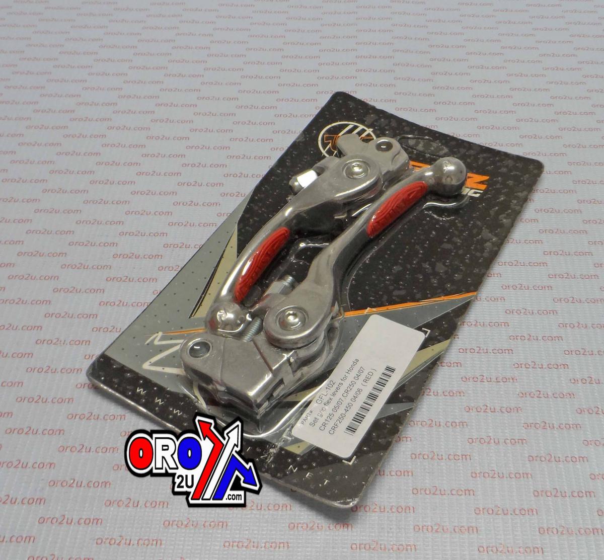 Wirtz Lever Set Wirtz Flex Red, Wirtz Gfl-102 Forged Aluminum