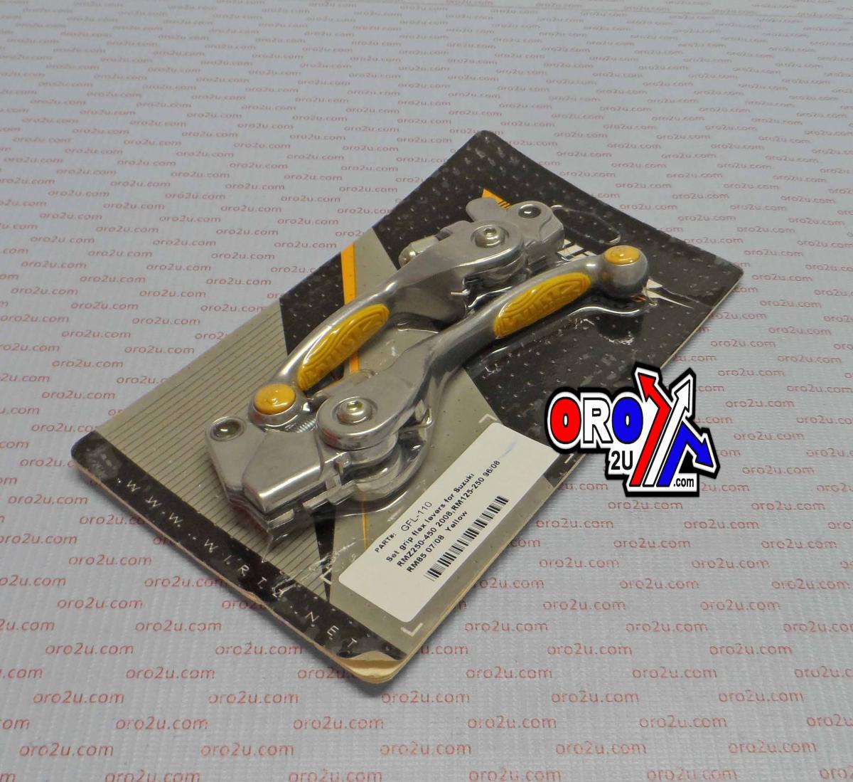 Wirtz Lever Set Flex Yellow RM RMZ, Wirtz Gfl-110 Forged Blade