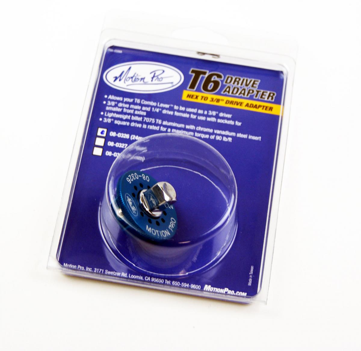 Motion Pro 24mm 3/8 T-6 Combo Lever Adapter Motion Pro 08-0326