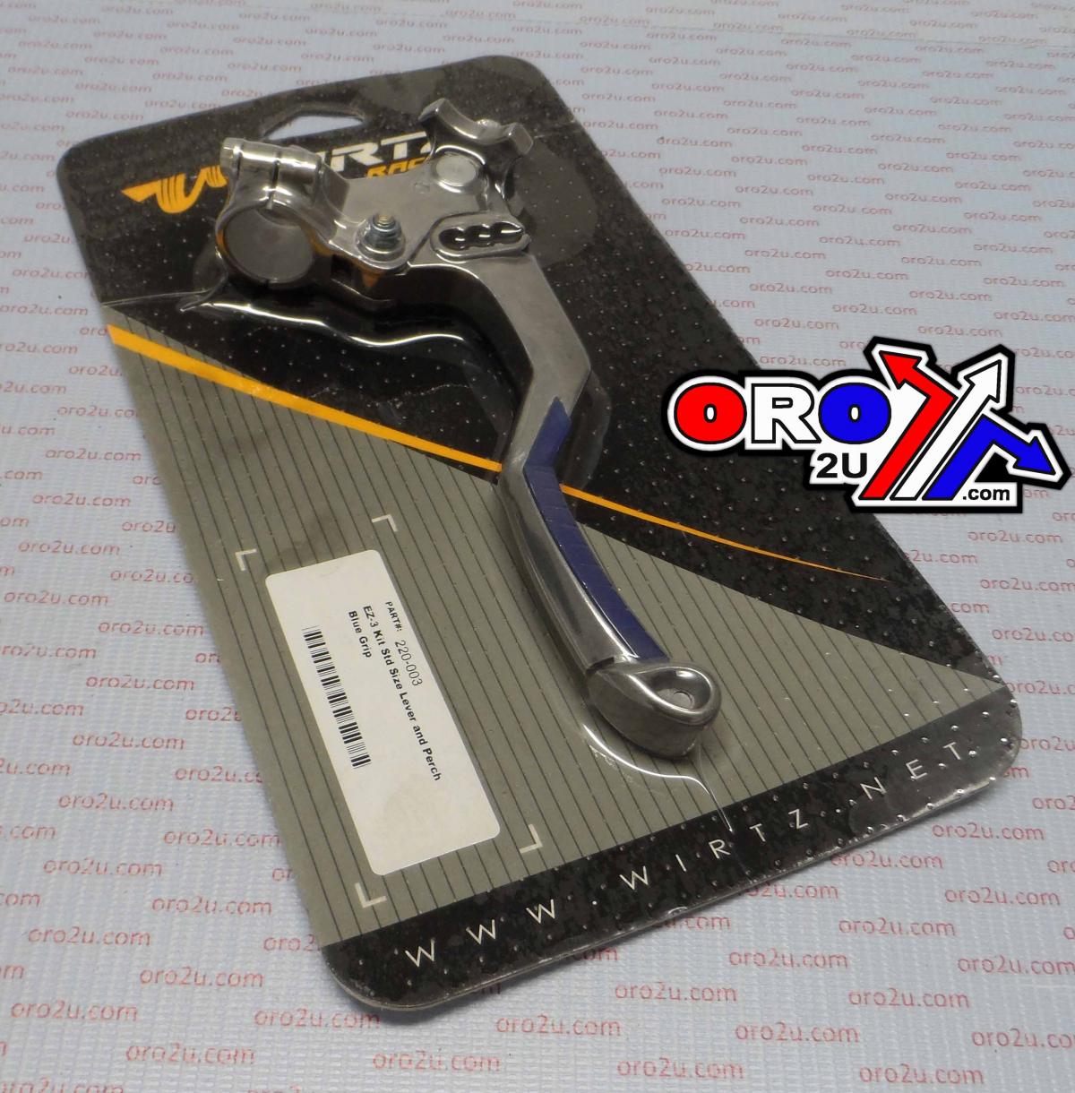 Wirtz Lever Clutch Ez-3 Grip Long, Wirtz 220-003 Assembly 3 Hole