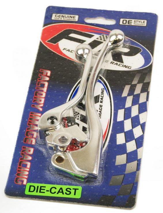 FIR Lever Blade Set 01-07 YZ / YZF, Silver Aluminium Dia Cast