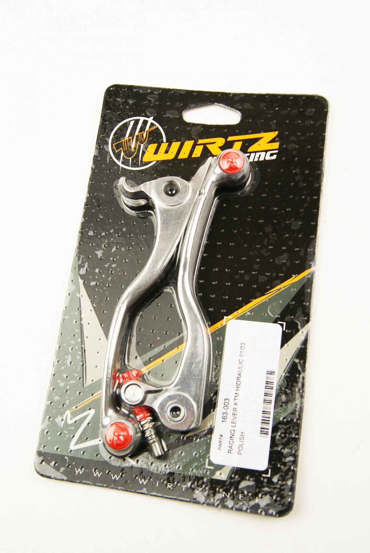 Wirtz Wirtz Pro Shorty Levers, 163-003 KTM 04-> Silver Blade